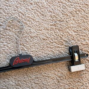 Brioni Pant Hanger Black Vintage Plastic Suit Hanging Closet Organizer